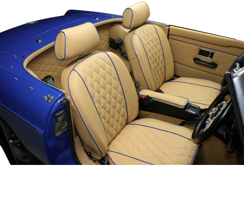MGB 1973-1980 Seat Covers - Prestige Autotrim Products Ltd