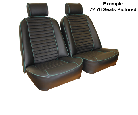 Triumph TR6 1968-1969 Vinyl Seat Covers - Prestige Autotrim Products Ltd