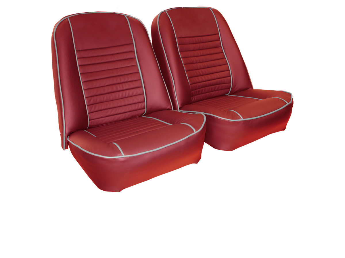 Triumph TR6 1968-1969 Full Leather Seat Covers - Prestige Autotrim Products Ltd