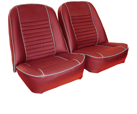 Triumph TR6 1968-1969 Full Leather Seat Covers - Prestige Autotrim Products Ltd