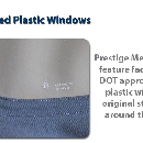 DOT Approved Wopavin Plastic Window