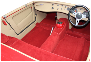MG Midget / Austin Healey Sprite 1966-1980 Interior Carpet Sets | Prestige Autotrim Products Ltd