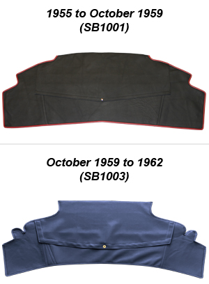 MGA 1956-1959 Vinyl Sidescreen Stowage Bag for the Cockpit - Prestige Autotrim Products Ltd