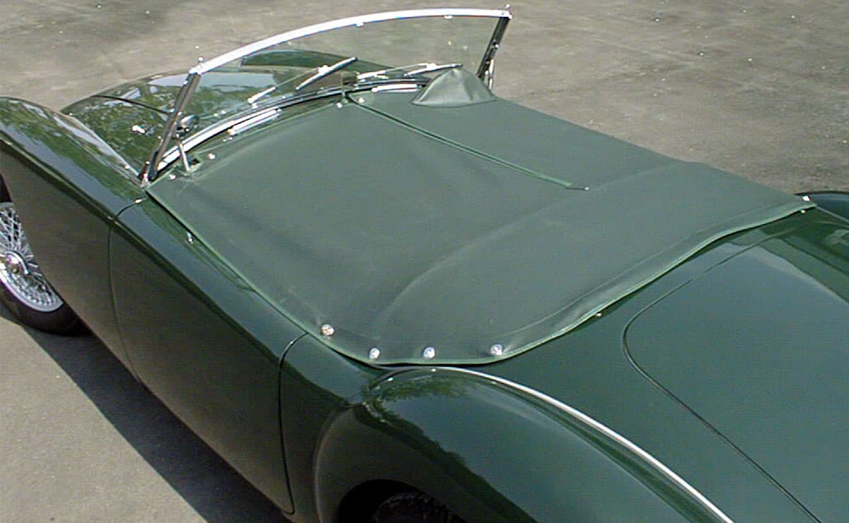 MGA 1956-1962 Vinyl and Fabric Mohair Long Tonneau Covers - Prestige Autotrim Products Ltd