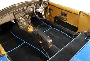 MGB Roadster Seat Covers 1962-1980 - Prestige Autotrim Products Ltd