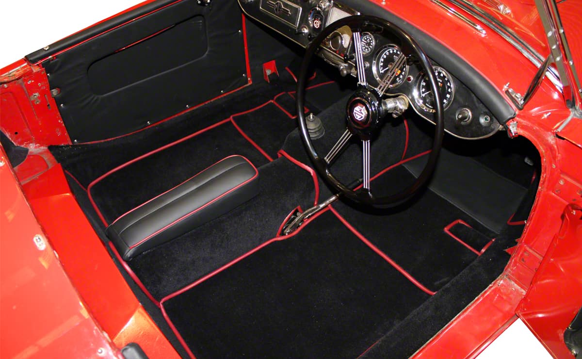 MGA Coupe 1956-1962 Enhanced OE Interior Carpet Sets - Prestige Autotrim Products Ltd