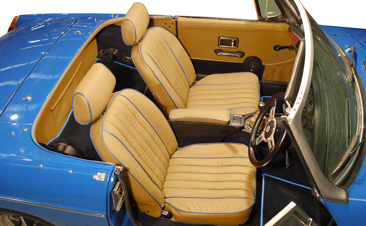 MGB Roadster Vinyl and Leather Interior Trim Packages 1962-1980 - Prestige Autotrim Products Ltd