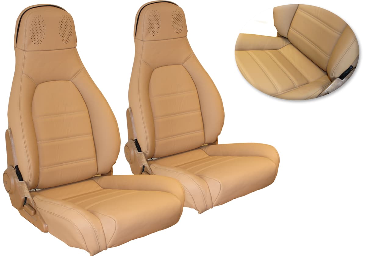 thumbnail image 2 of Custom Red Stitch Leather Armrest Cover For Mazda MX5 MK1 (1989–1997) – Made In UK, Aforce Auto 2 of 5