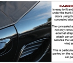 Mercedes SL R107 Cabrio Shield Secure Concealed Attachment System