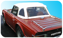 TRIUMPH TR6 CAR HOOD Capuchas Top Tops techo de vinilo negro 1969-1976 