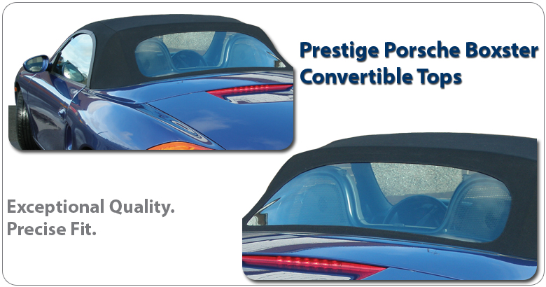 Prestige Porsche Boxster 986 Plastic Window Convertible Tops