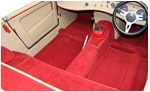 Austin Healey Sprite 1958-1961 Carpet Sets - Prestige Autotrim Products Ltd