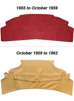 MGA Roadster 1955-1962 Side Screen Bags - Prestige Autotrim Products Ltd