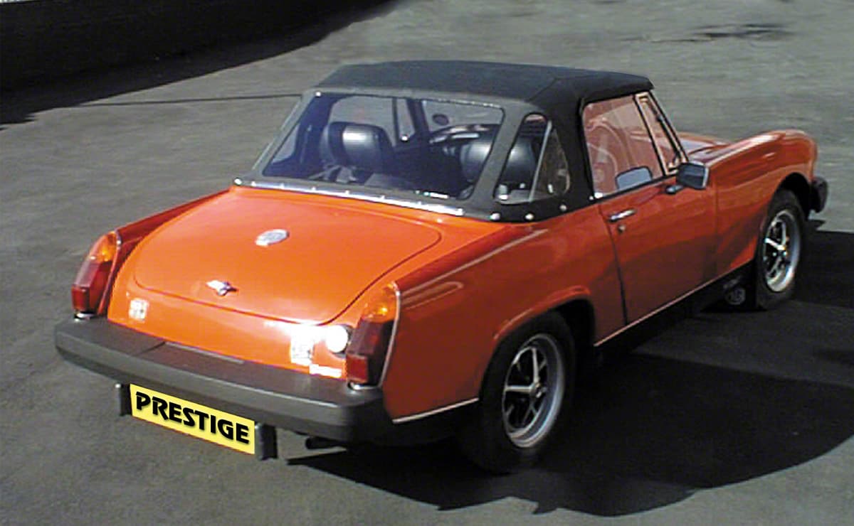 MG Midget 1961-1980 Convertible Tops, Soft Tops, Roofs - Prestige Autotrim Products Ltd