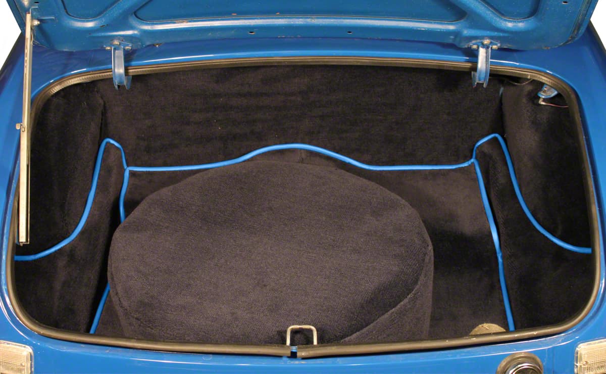 MGB Roadster Enhanced OE Trunk Carpet Sets 19621980 Prestige