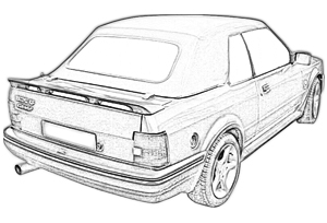 Ford Escort Capote, Capote - Prestige Autotrim Products Ltd