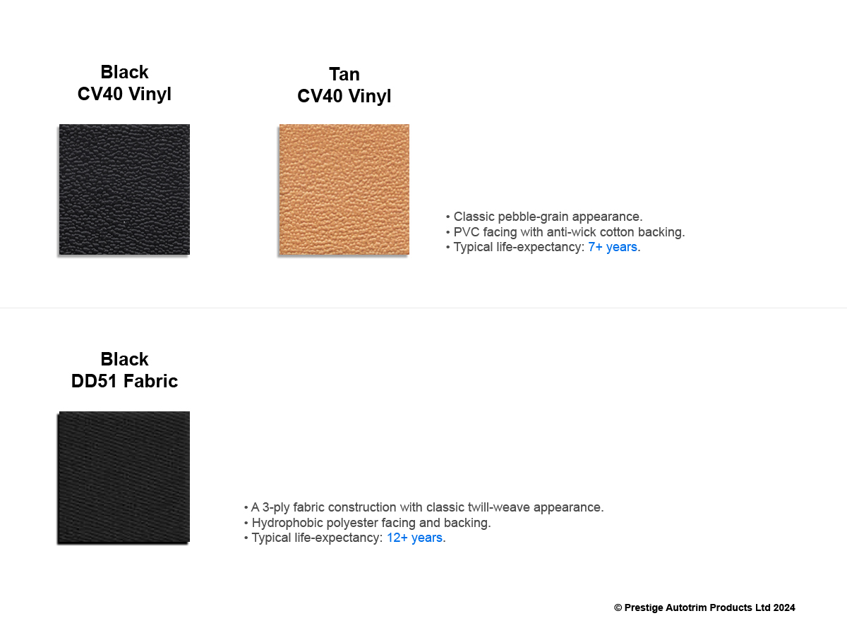 Cabriotex® Vinyl & Fabrics for Soft Tops, Convertible Tops, Soft Tops, Roofs, Tonneau Covers, Hood Covers | Prestige Autotrim Products Ltd